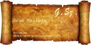 Graf Szilvia névjegykártya